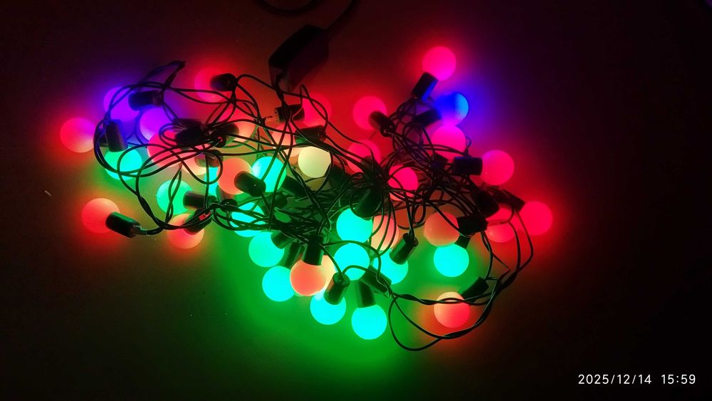 Новорічна RGB гірлянда 5м