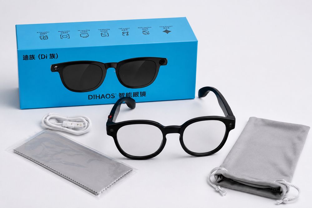 Розумні окуляри DIHAOS з камерою та Bluetooth