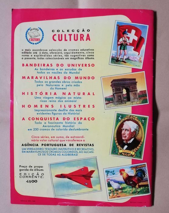 Caderneta Maravilhas do Mundo - Álbum I