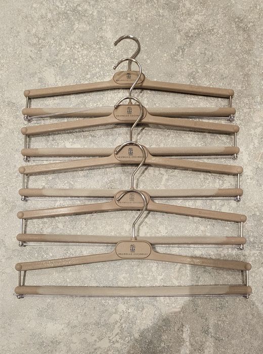 Zestaw wieszaków ,, rolki" Brunello Cucinelli
