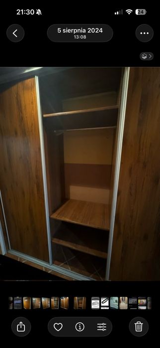 Szafa wnękowa z demontażu.