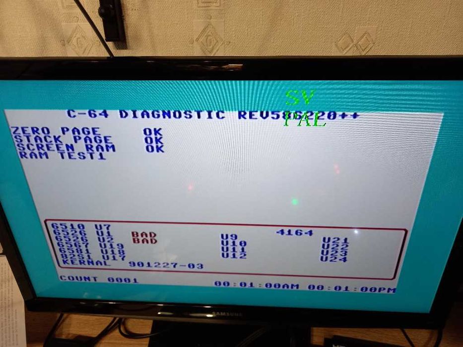 Kartridż diagnostyczny do Commodore C64