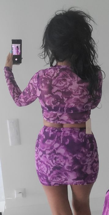 Komplet kwiaty siateczka świąteczna sylwestrowa