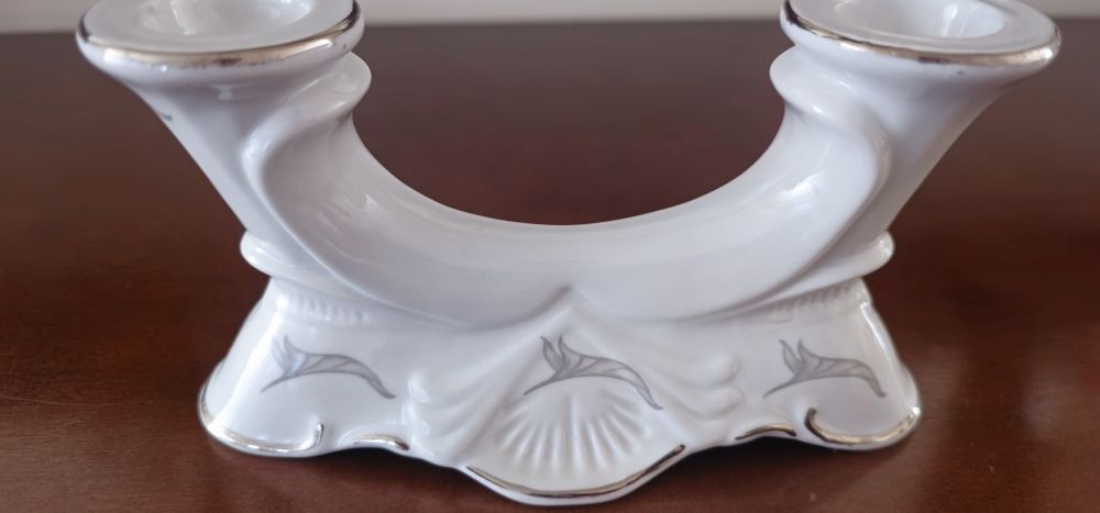 Świecznik porcelanowy Chodzież