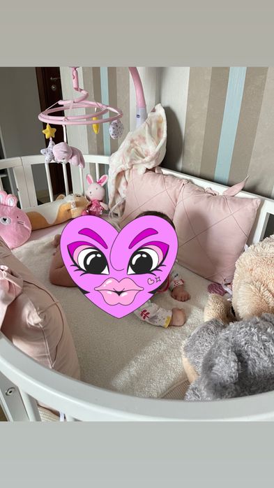 Łóżeczko dziecięce 7w1 – białe