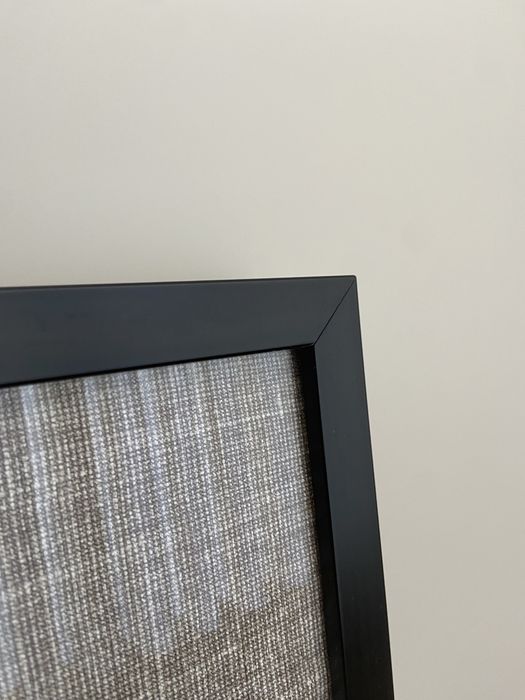 Moldura/ Quadro Bordo Duplo. Com tecido e fotografia