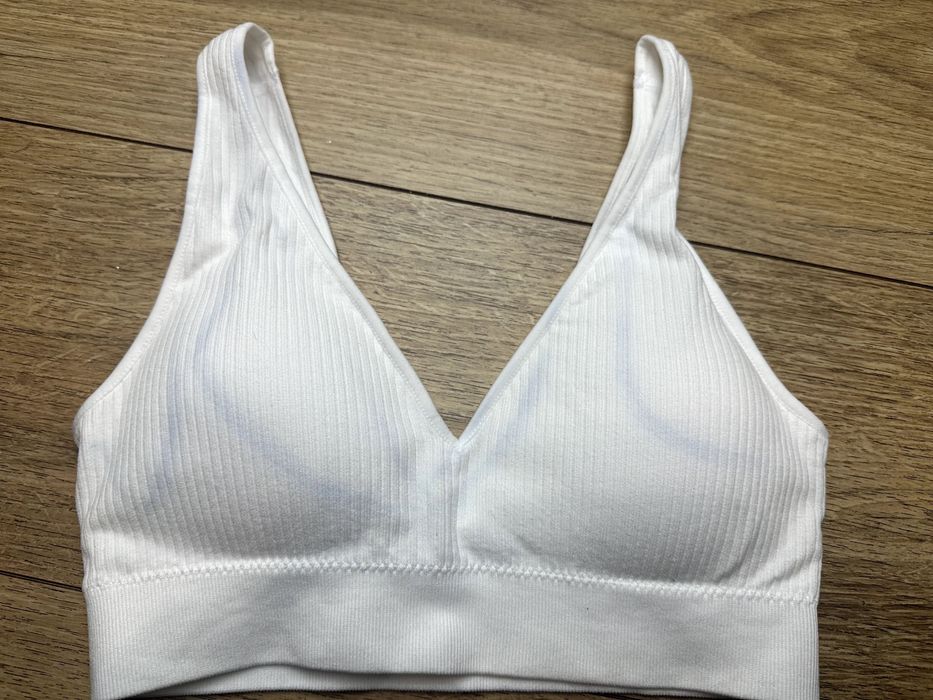 Primark biustonosz sportowy biały S
