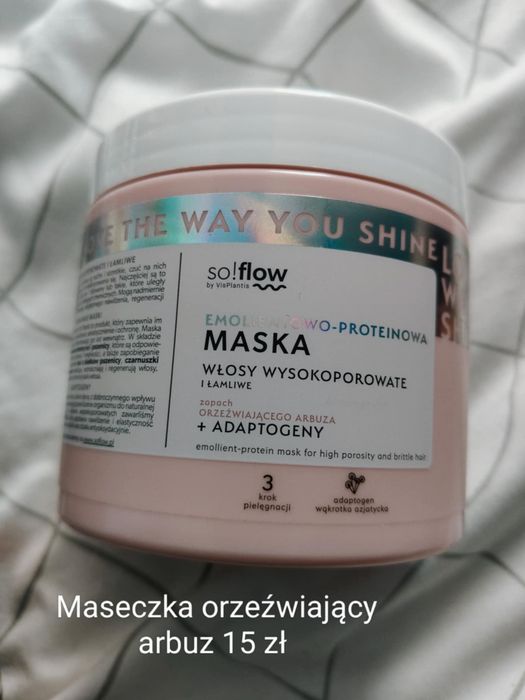 Maseczki do włosów.