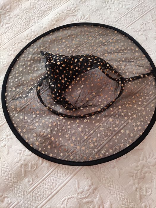 Vestido bruxinha para Carnaval (inclui chapéu)