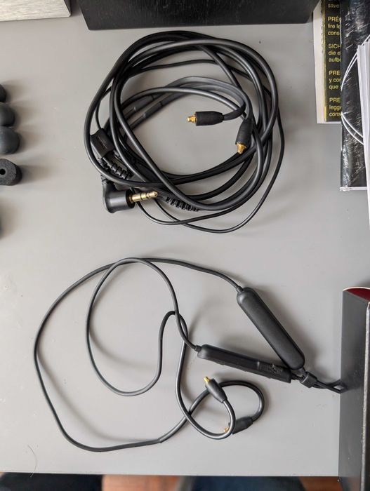 Shure SE535 Pack: Auriculares Profissionais + Bluetooth + DAC USB-C + Bolsa