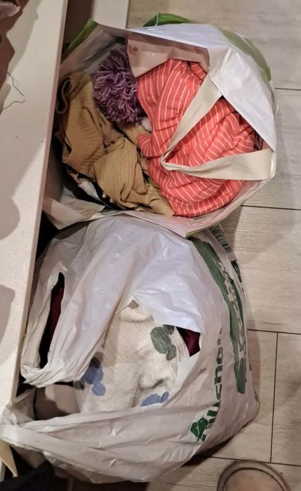 Oddam dwie reklamówki ubranek 56-74