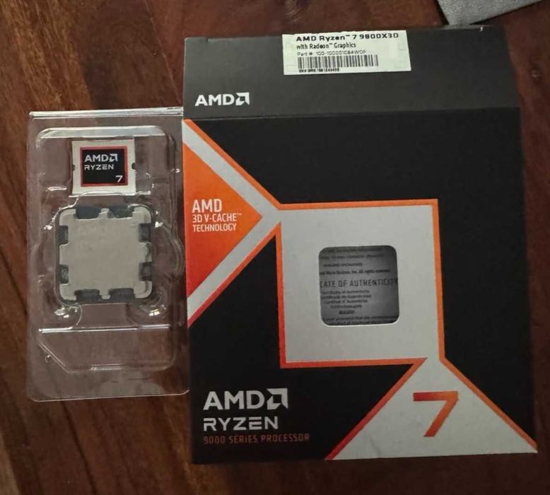 Procesor AMD Ryzen 7 9800X3D z pamięcią podręczną 3D V-Cache