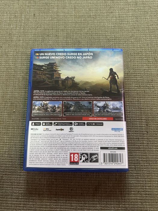 Jogo Assassin’s Creed Shadows PS5