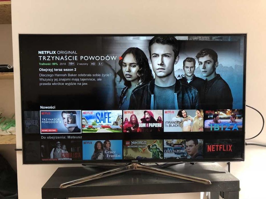 SMART TV Samsung 40" Dostawa Gratis! Wi-Fi YouTube Netflix Prime