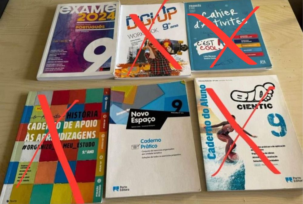 Cadernos de Atividade 3°Ciclo - ver preço detalhado na descrição