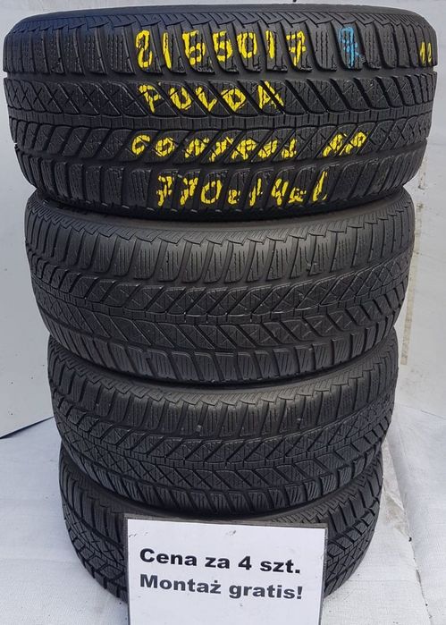 215/50/17 fulda cena za 4 szt. zimowe* wa-wa centrum.montaż gratis