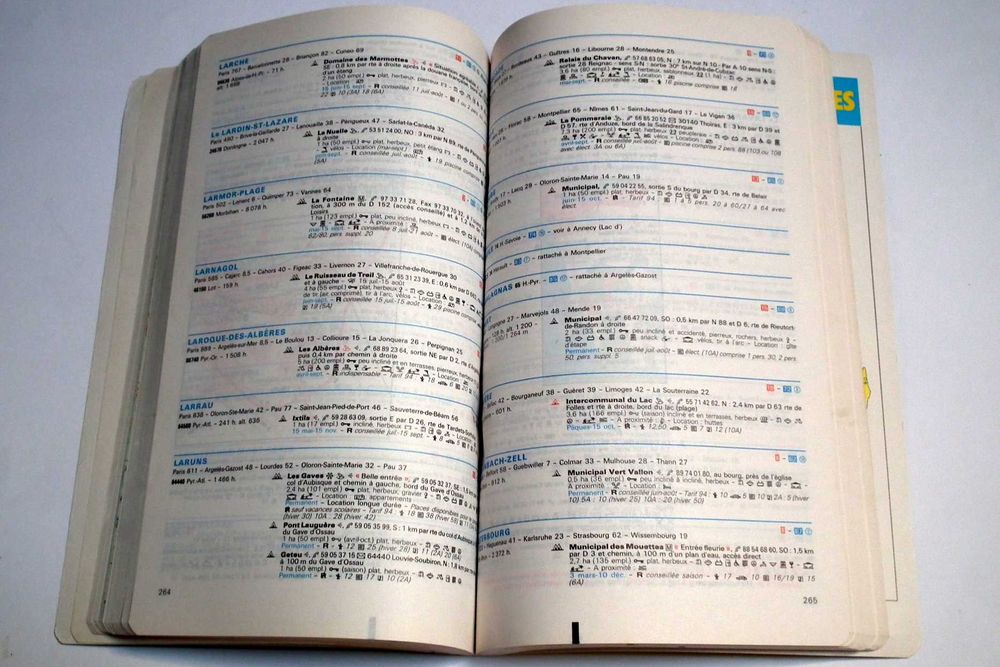 Guia Michelin de Campismo e Caravanismo em França, 1995. Envio grátis.