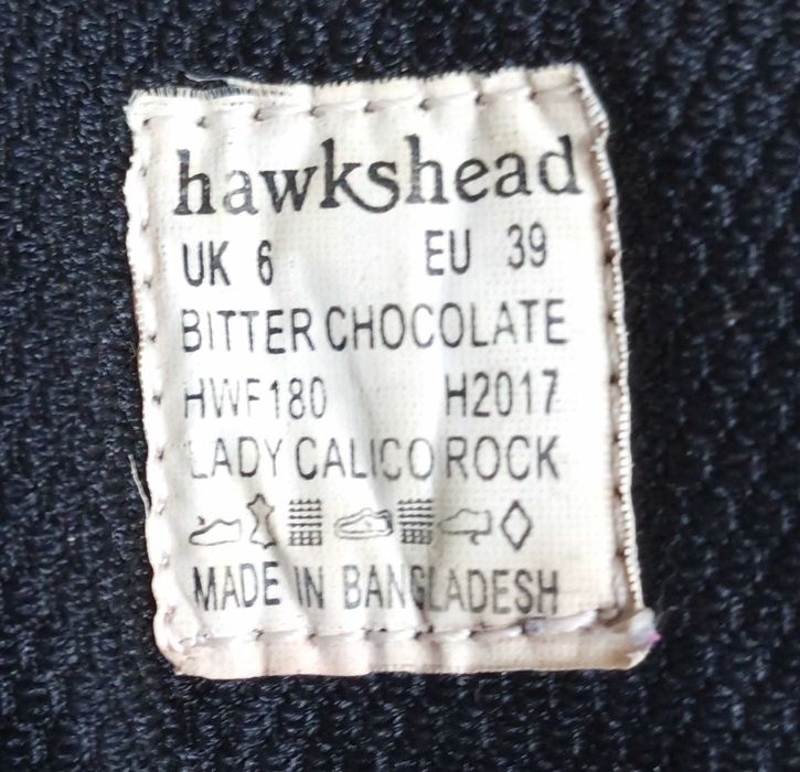 Шкіряні туристичні черевики hawkshead р 39 трекінгові ботинки