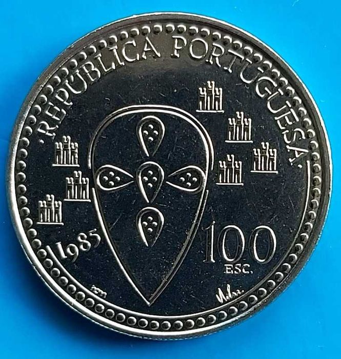 100$00 de 1985, 800º Anos morte, D. Afonso Henriques