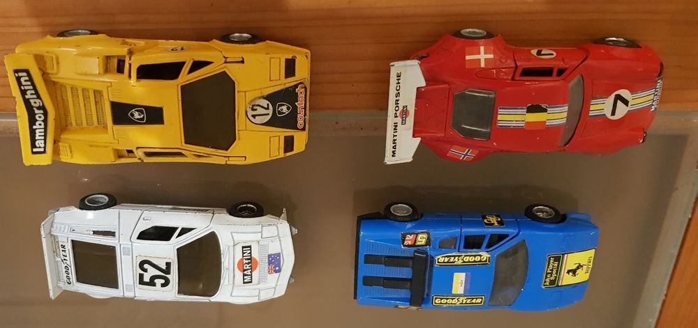 Carros miniatura Ferrari, Porsche,  Lamborghini, BMW m1