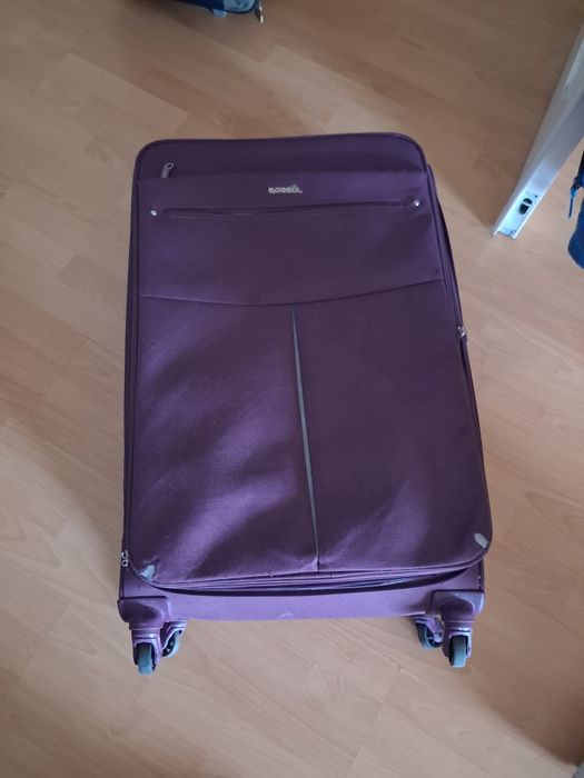 Mala de viagem grande roxo
