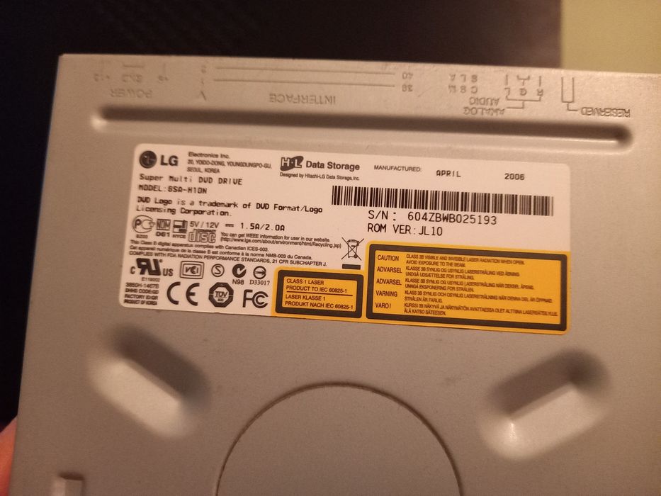 Leitor de CD LG drive ótica