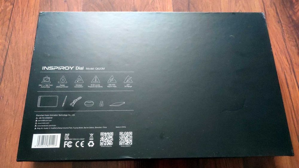 Tablet graficzny HUION Q620M (praktycznie nowy)