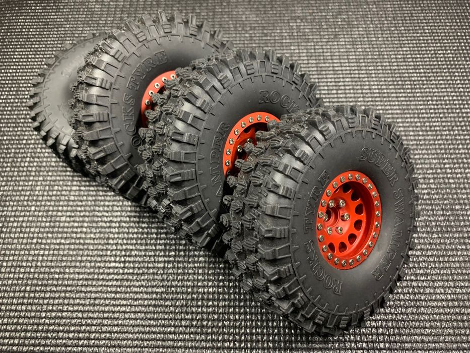 KOLA 1.9 Opony Felgi Axial SCX10  Traxxas TRX4 MST ELEMENT Hpi RC