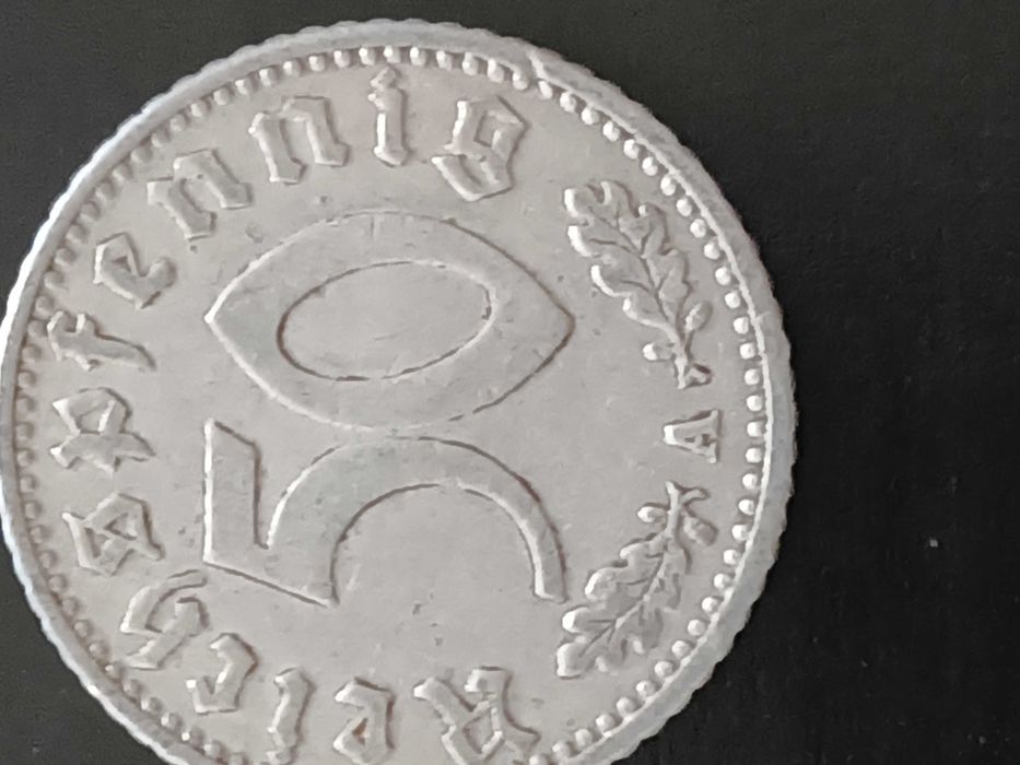 Antyk moneta 50 Reich pfenig "A"