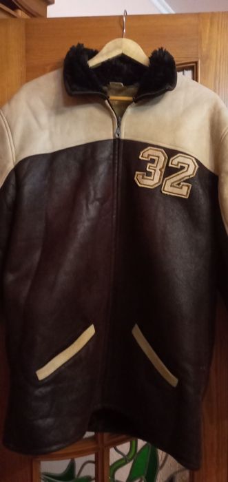 Куртка дублёнка  искусственный мех мужская б/у