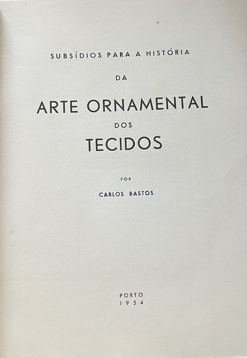 Arte Ornamental dos tecidos