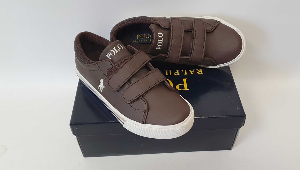 Нові Дитячі Кеди "Polo Ralph Lauren" - Chocolate