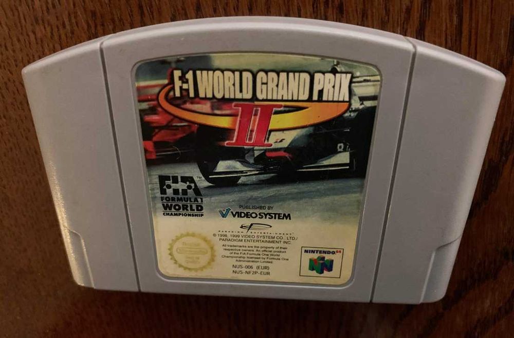 gry Nintendo 64, F1 Word Grand PriX II, Star Wars Rogue SQadron