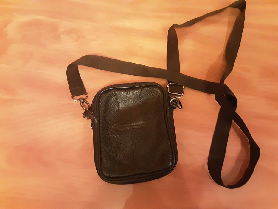 500 грнЧоловіча сумка барсетка коричнева16×14натуральна шкіраТуреччина