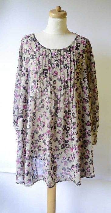 Bluzka Ciążowa H&M Mama XL 42 Kwiaty Elegancka