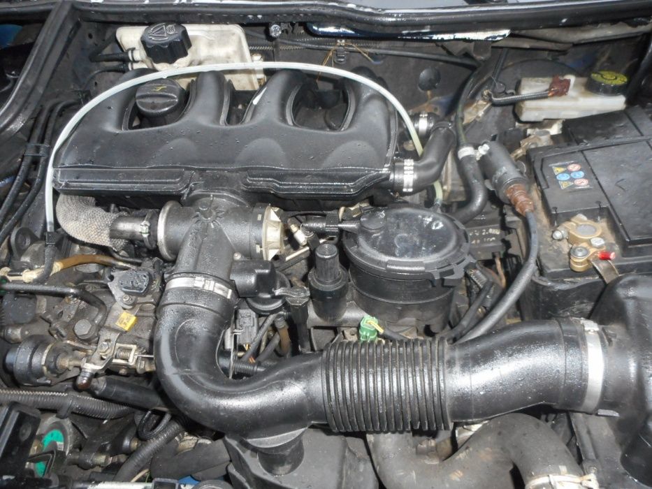 Peugeot 206,zwykły diesel 1,9,przeznaczony na części,granatowy