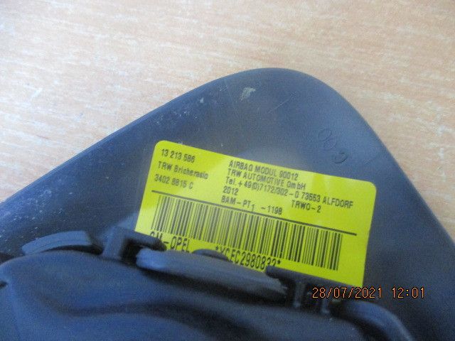 Airbag banco esquerdo OPEL Corsa D