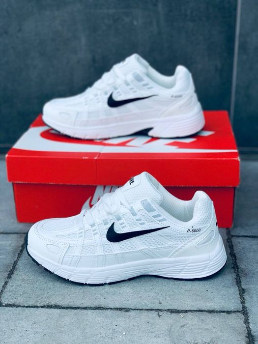 Кросівки Nike P-6000 шкіряні на літо • легкі якісні кросовки найк 6000
