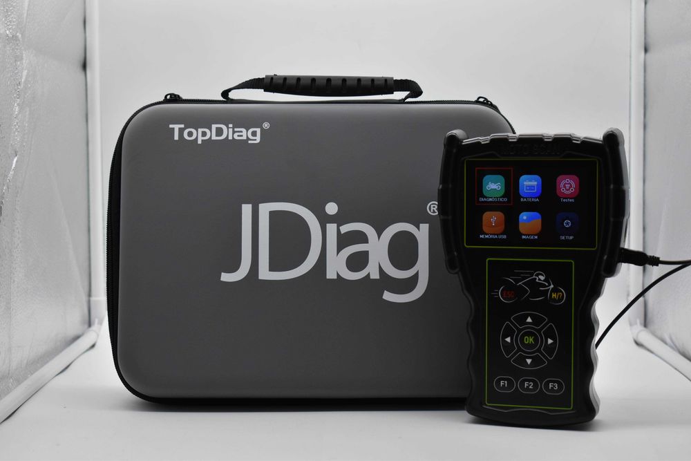 Máquina Diagnóstico OBD Mota – OBD profissional moto + Kit Cabos M100