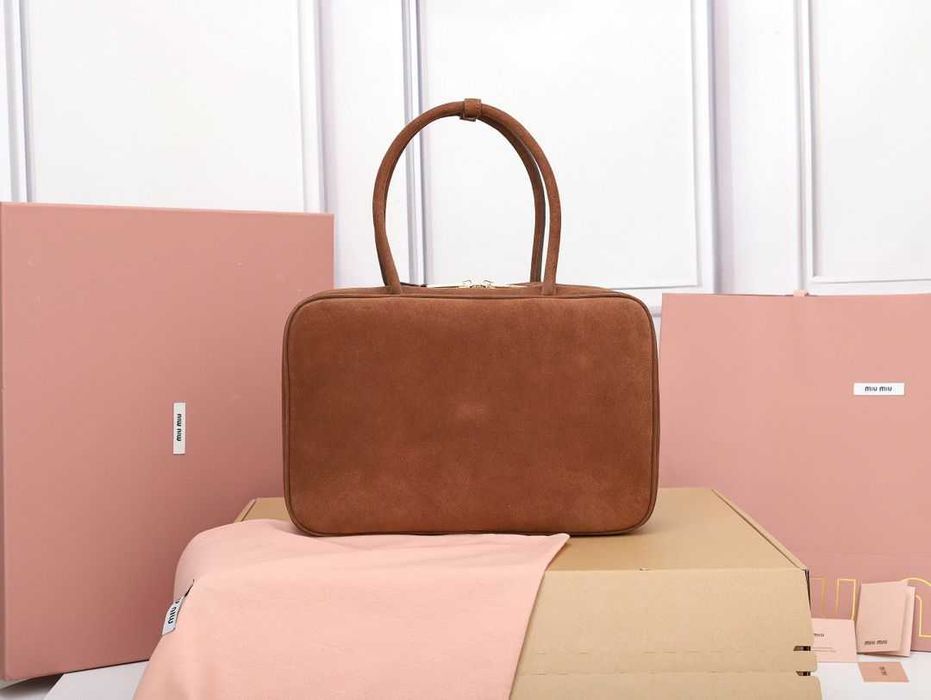 Torebka"miu" skora zamszowa