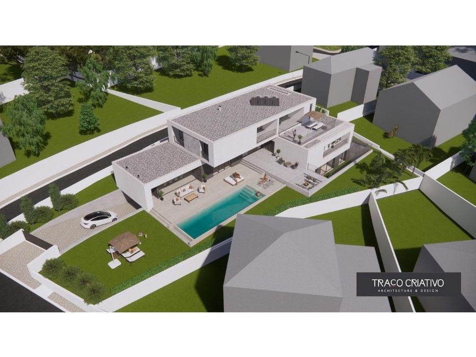 Terreno urbano para construção com 1220m2 - Famões, Odivelas