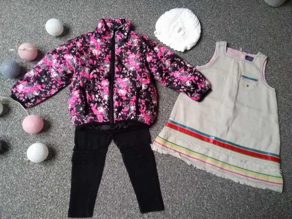 Zestaw ubranek 86-92cm, 12-18-24mcy sukienka Tommy Hilfiger