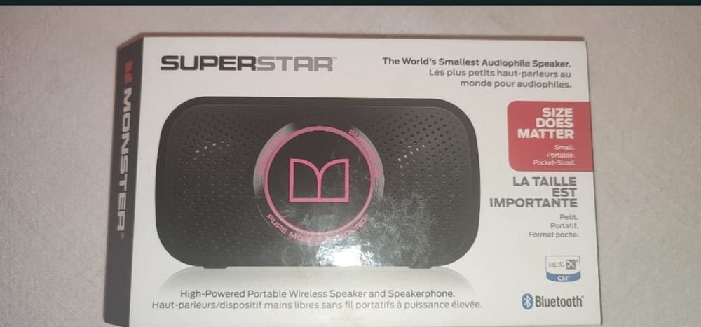 Coluna Bluetooth da Monster