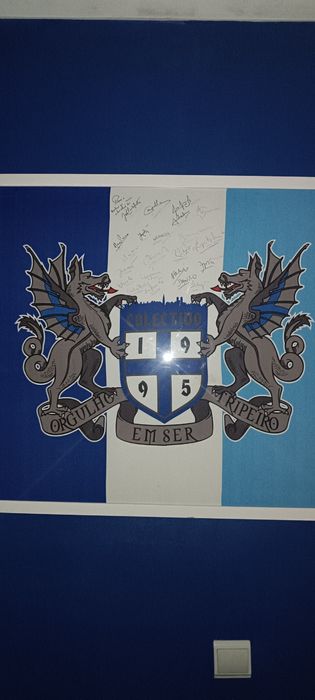 bandeira do coletivo fc porto assinado por pinto da costa