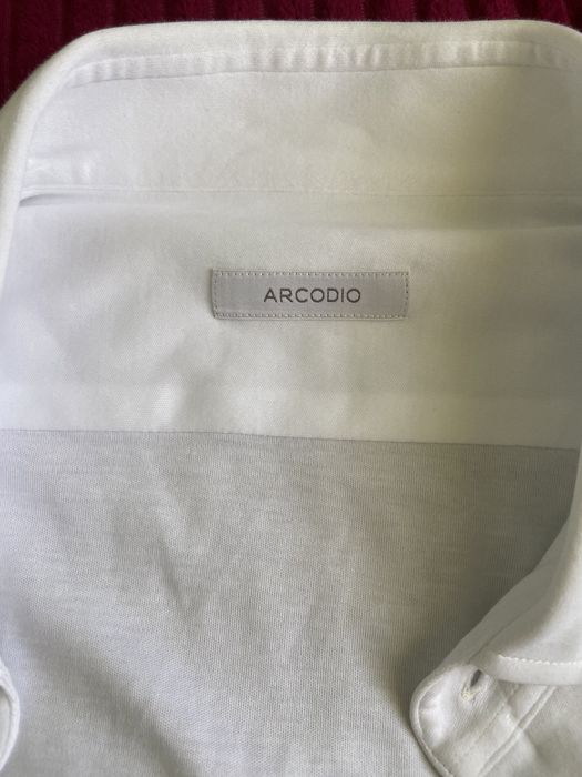 Чоловіча біла сорочка ARCODIO (Японія), 100% Supima Cotton, розм. 42