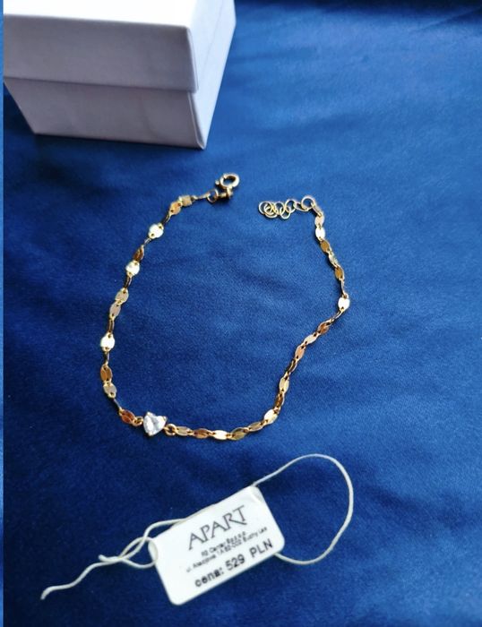 Złota bransoletka Apart
