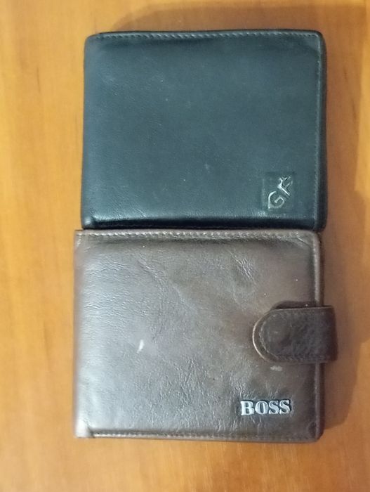 Кошелёк мужской кожаный Boss Ferre 2 шт