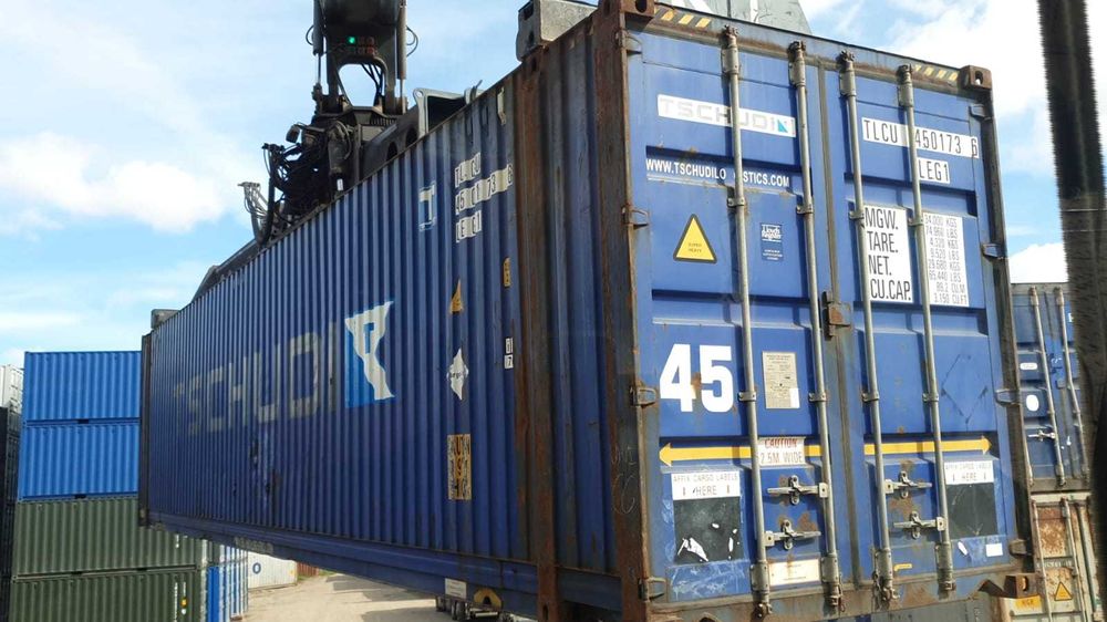 Kontenery 45'HCPW, używane, sprawne - 33 Europalety Kontener morski