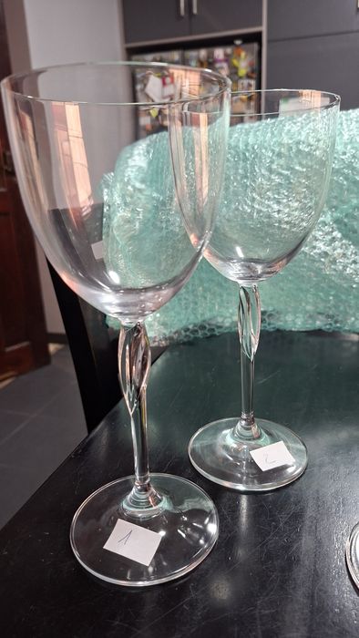 Conjunto de copos de cristal com 60 peças