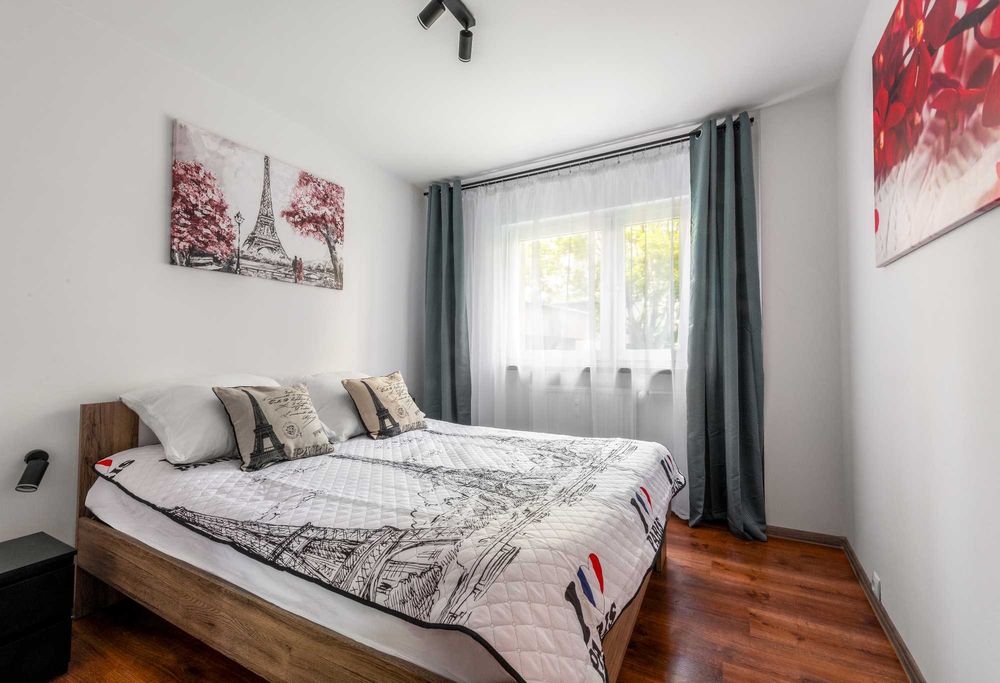 PROMOCJA Ap PARYSKI 4 pokoje 90m2 2 łazienki, 2 poziomy, 9 osób, OGRÓD